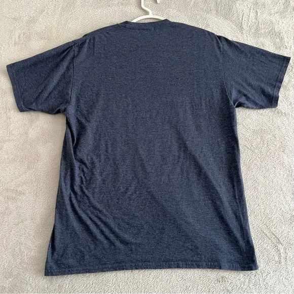 T-Shirt Women’s Medium Sorry I Can't My Plants & Cats Need Me Graphic Print Blue - Picture 2 of 5